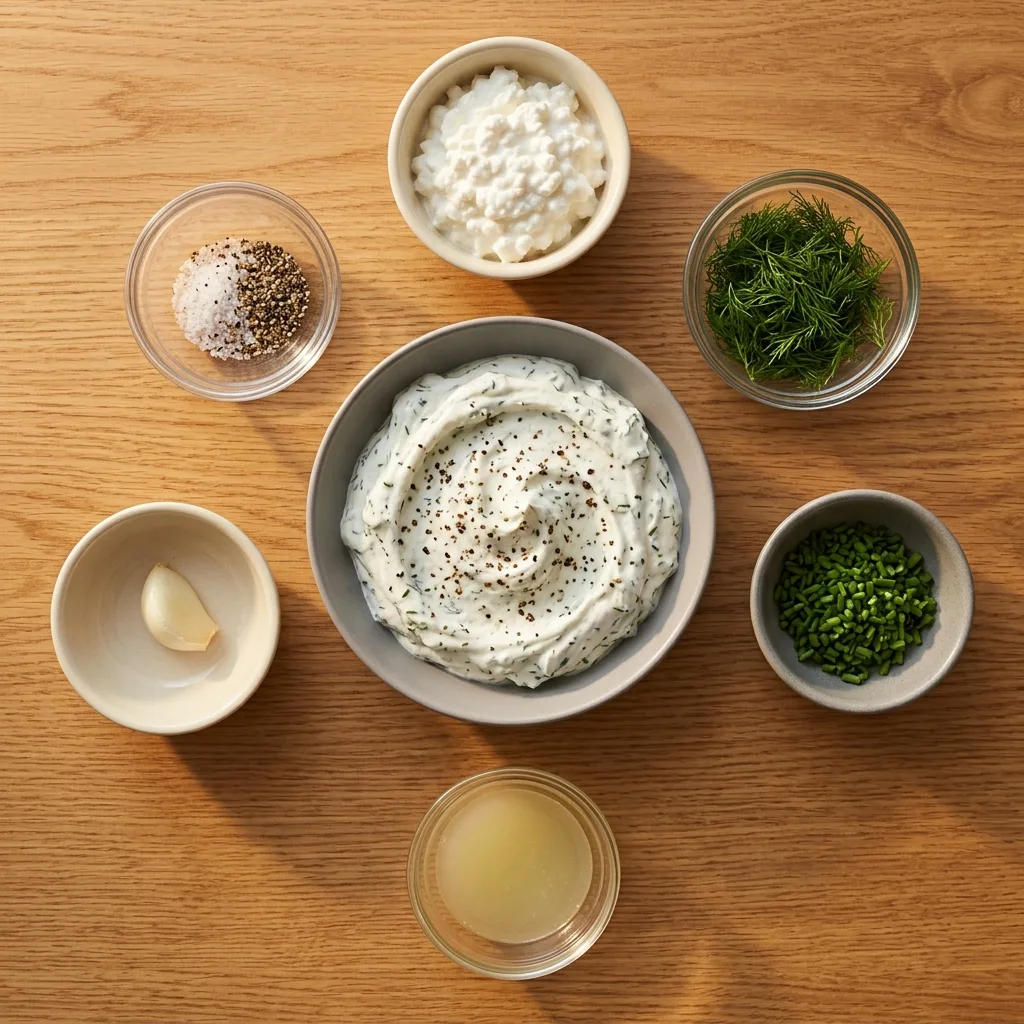 Cottage Cheese Herb Whip